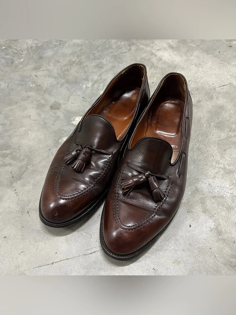 Brooks Brothers Alden Tassel Loafers Mens Size 13 D Leather Goodyear Welt USA